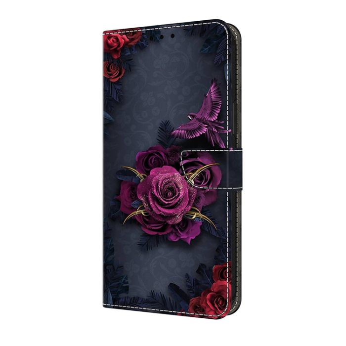 A-One Brand - Galaxy A17/A26 Plånboksfodral PU-läder Pattern Printing - Lila