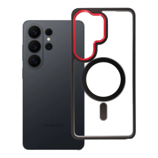 A-One Brand - Mobilskal F&ouml;r Galaxy S26 Ultra Magsafe Edge - Svart/R&ouml;d