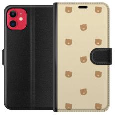 iSecrets - Plånboksfodral till Apple iPhone 11 med Björnmönster