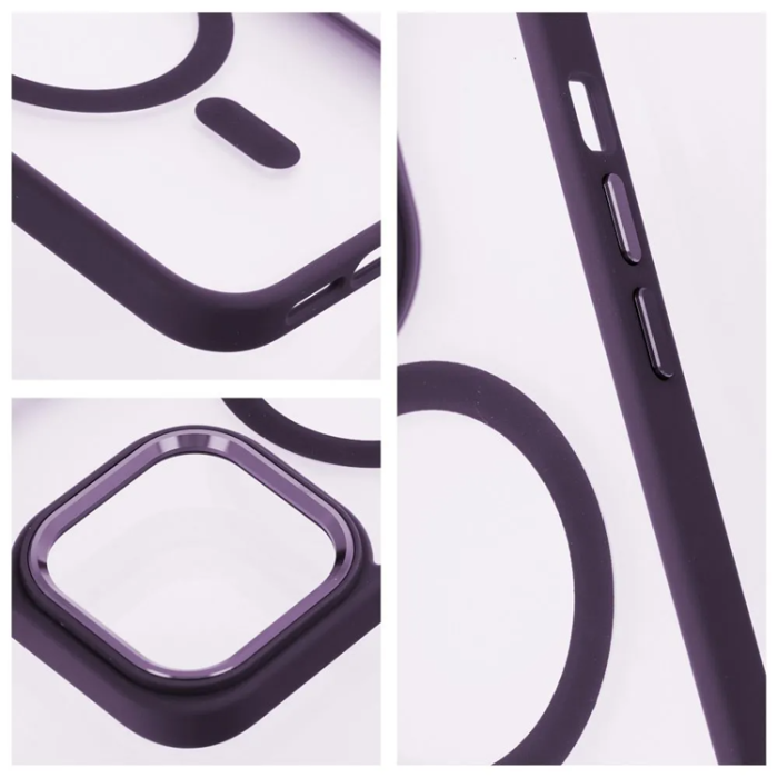 OEM - iPhone 15 Mobilskal Magsafe Matte - Lila