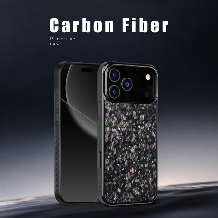 A-One Brand - iPhone 17 Pro Mobilskal MagSafe Aramid Fiber - Lila