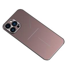 R-JUST - R-JUST RJ-52 Mobilskal i Aluminium och TPU f&ouml;r iPhone 13 Pro - Rosa