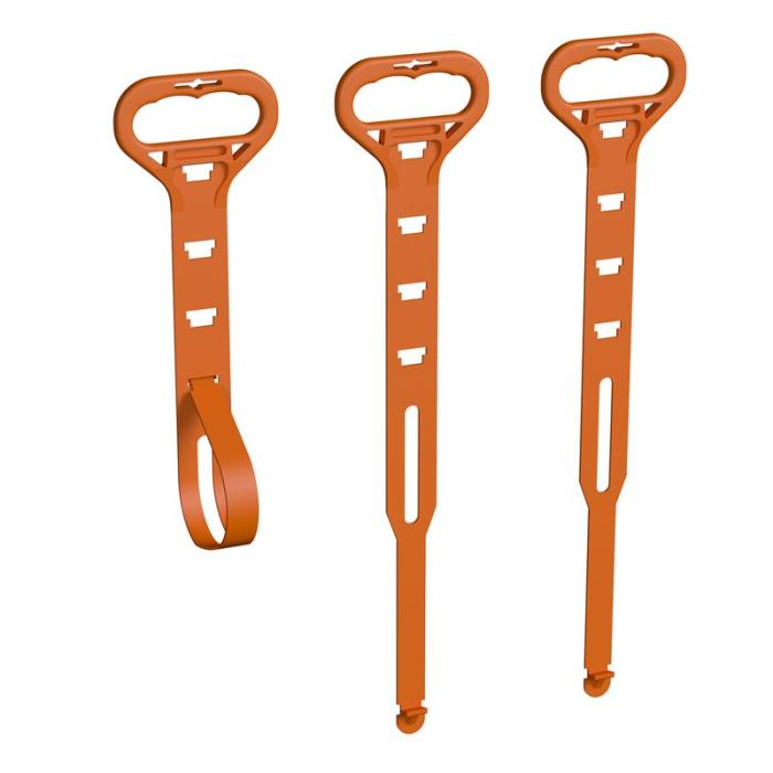 D-LINE - D-LINE Kabelhängare Orange Återanvändbar Orange