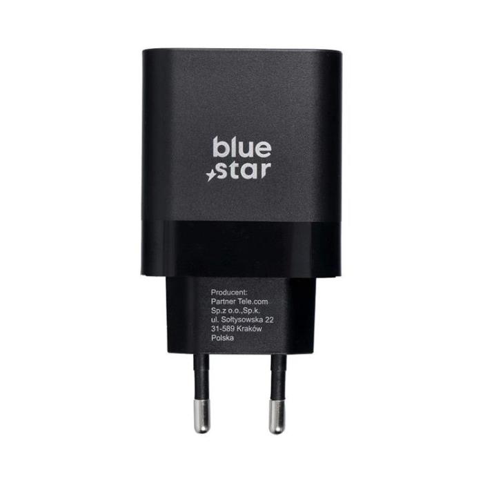 Blue Star - Blue Star Supersnabb laddare 45W med USB C-uttag 3A med PD och QC 4.0