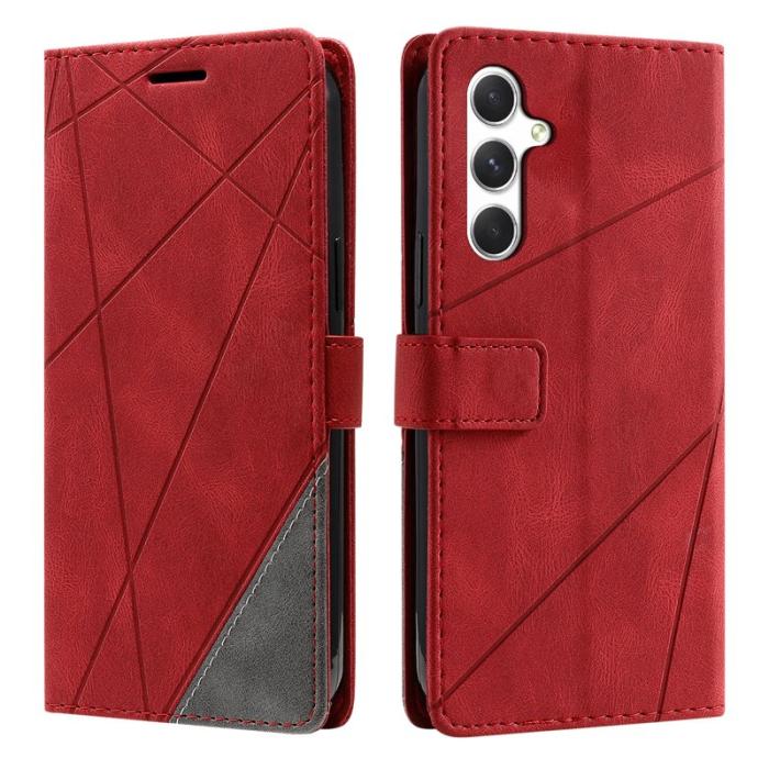 OEM - Plånboksfodral för Samsung Galaxy S26 Plus Konstläder - Röd