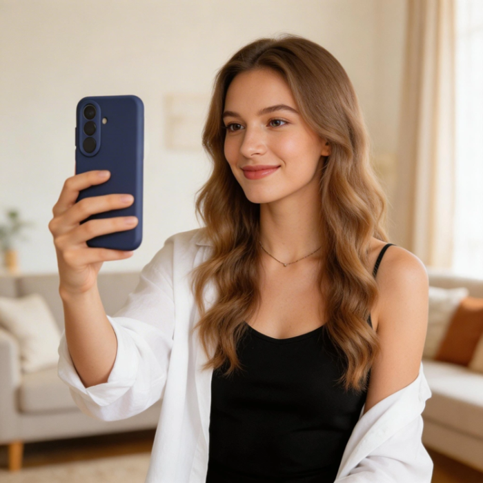 Tech-Protect - Tech-Protect Mobilskal För Galaxy S26 Magsafe Silikon - Cobalt Violet