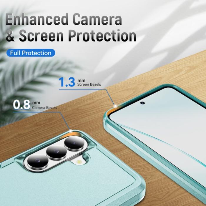 OEM - Mobilskal för Samsung Galaxy S26 PC + TPU Militärklassad - Grön