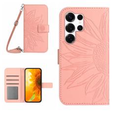 OEM - Pl&aring;nboksfodral f&ouml;r Samsung Galaxy S26 Ultra Konstl&auml;der Stativ - Rosa