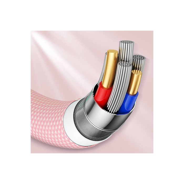 Joyroom - Joyroom USB-A till Lightning kabel 2m - Rosa