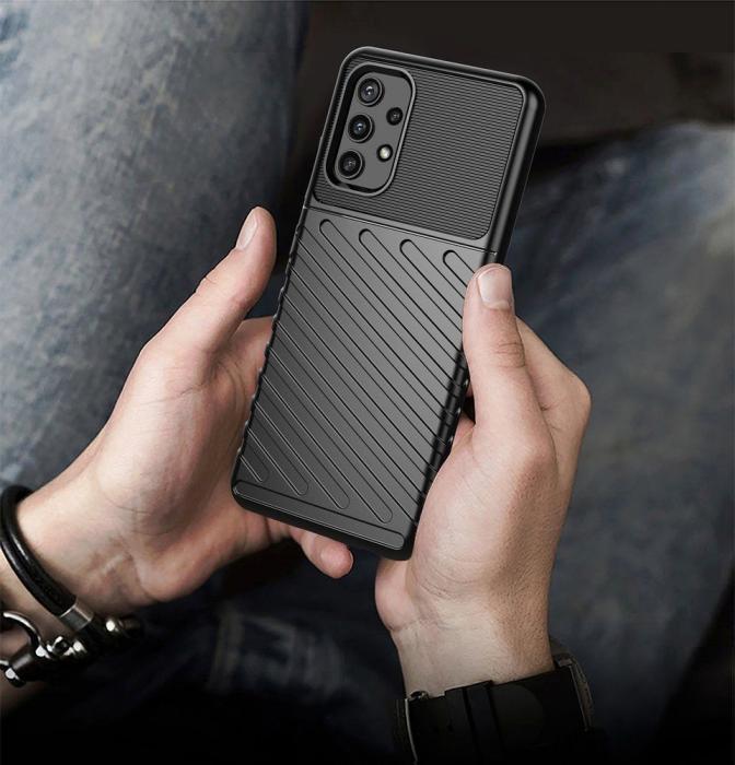 OEM - THUNDER skal för Samsung Galaxy A23 5G svart