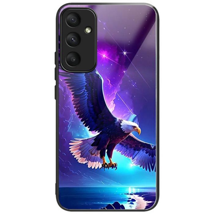 OEM - Mobilskal för Samsung Galaxy S26 Mönstertryck Härdat glas TPU - Havsörn