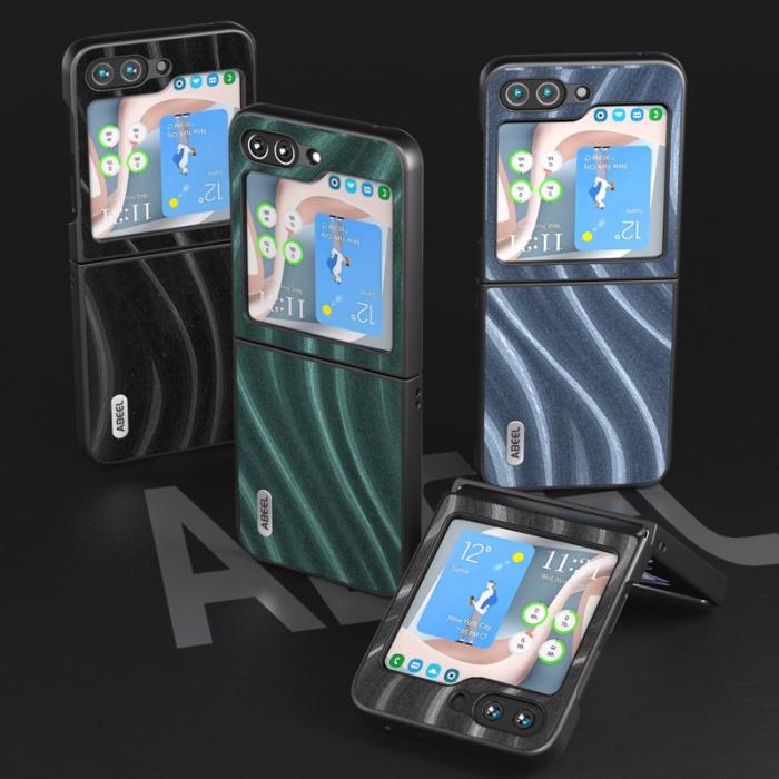 ABEEL - ABEEL Milky Way Series Mobilskal för Samsung Galaxy Z Flip7 FE 5G - Svart