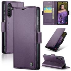 Caseme - CASEME Pl&aring;nboksfodral Konstl&auml;der f&ouml;r Samsung Galaxy A16 5G - Lila
