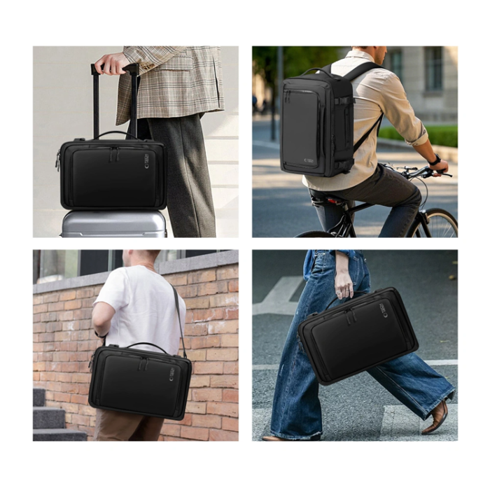 Tech-Protect - Tech-Protect Travel DatorRyggsäck 20L Defender - Svart