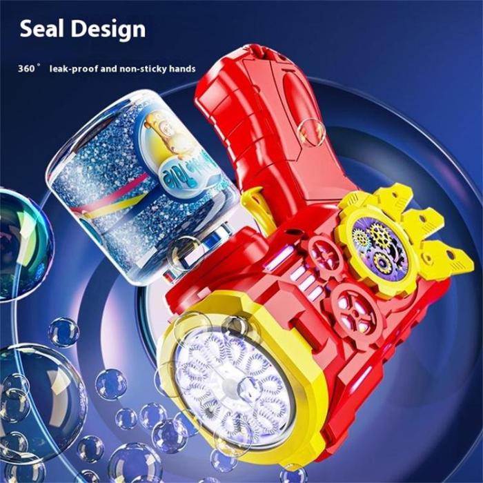 OEM - Bubbelpistol med 1 Flaska Påfyllningslösning för Barn (Ålder 3+)