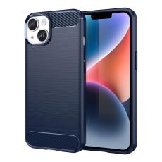OEM - iPhone 15 Plus Mobilskal Carbon Flexible - Blå