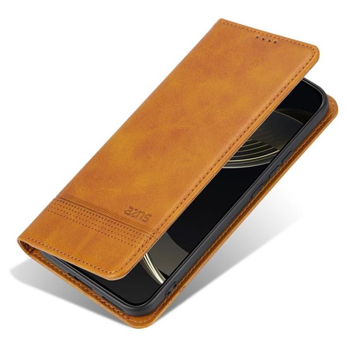 AZNS - AZNS Xiaomi 15 Pro Plånboksfodral Konstläder - Brun