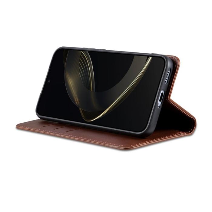 AZNS - AZNS Xiaomi 15 Pro Plånboksfodral Konstläder - Brun