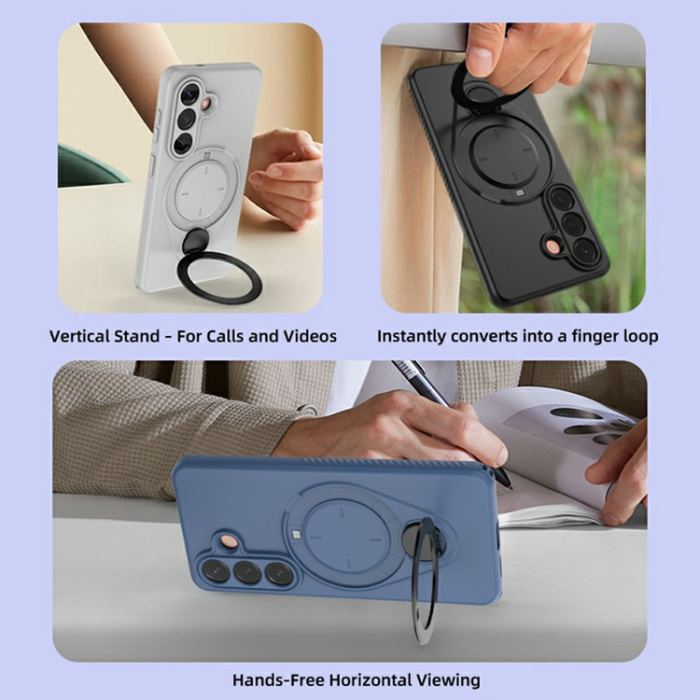 A-One Brand - Galaxy S26 Mobilskal MagSafe Rotating Kickstand TPU+PC