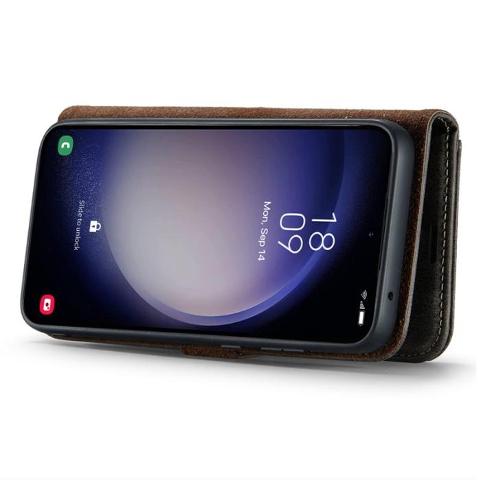 DG.MING - DG.MING Samsung Galaxy A56 5G Plånboksfodral Äkta läder - Grå