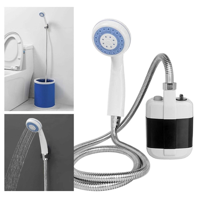 OEM - Bärbar Campingstranddusch 4.9 fot Uppladdningsbar Pump