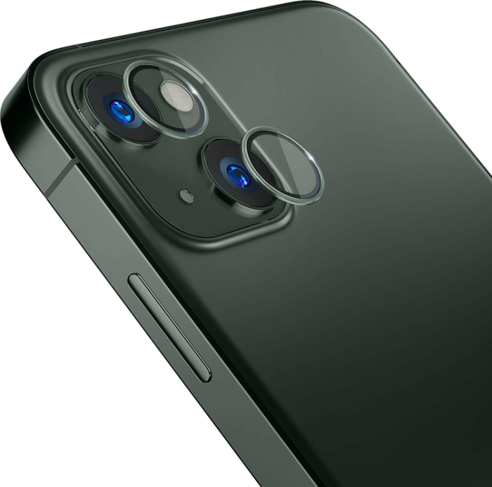 3MK - 3MK iPhone 15 Plus härdat glas Kameraskydd - Grön