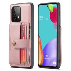 JEEHOOD - JEEHOOD Samsung Galaxy A52 4G/5G Pl&aring;nboksfodral Konstl&auml;der Rosa