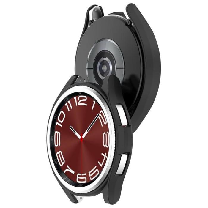 OEM - Galaxy Watch 6 Classic (43mm) Skal Hollowed-out - Svart