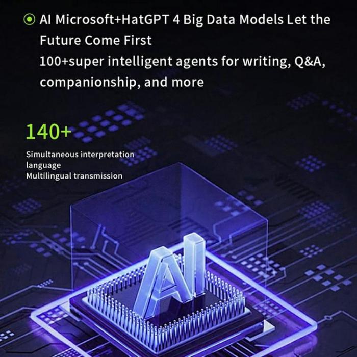 HTC - HTC In-Ear Trådlösa Hörlurar AI-översättare Clip-On NE32