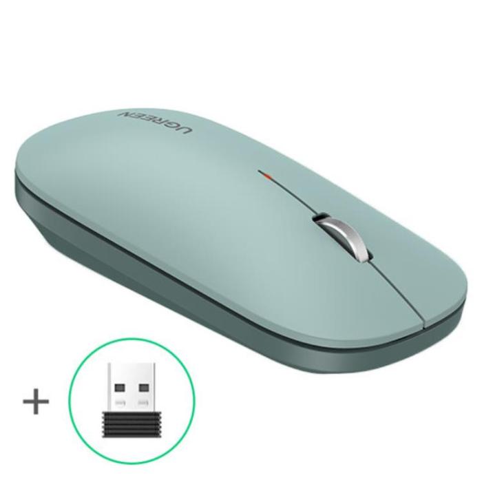 Ugreen - Ugreen Behändig Trådlös USB Mus - Grön