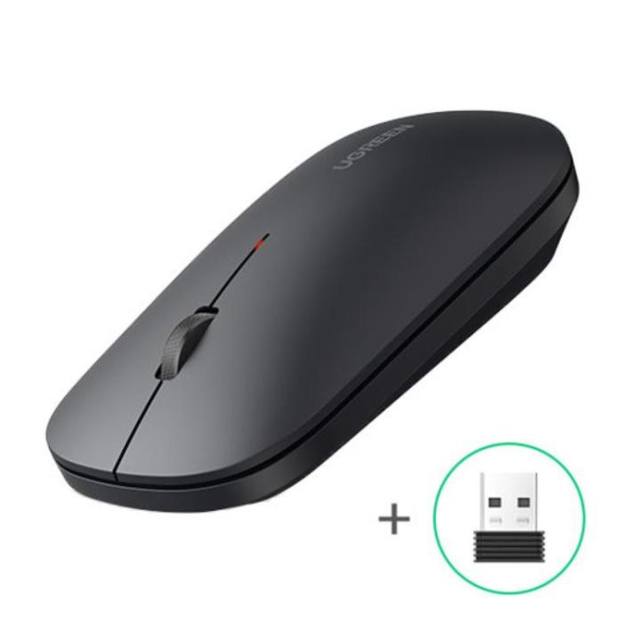 Ugreen - Ugreen Behändig Trådlös USB Mus - Svart