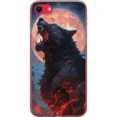 Gustaf - Mobilskal till Apple iPhone 8 med Ylande varg