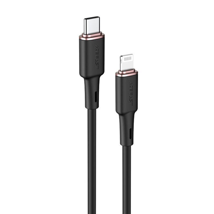 Acefast MFI USB-C till Lightning kabel 30W 1.2m - Svart | 3541 | AlltMobil