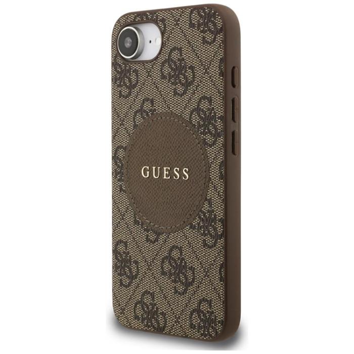 Guess - Guess iPhone 16e Mobilskal MagSafe 4G Circle Classic Logo