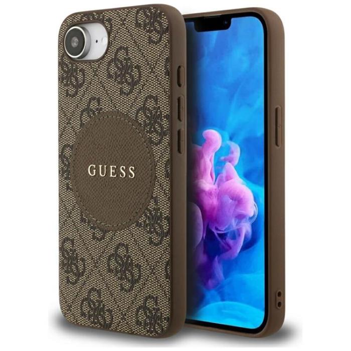 Guess - Guess iPhone 16e Mobilskal MagSafe 4G Circle Classic Logo