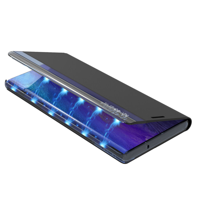 OEM - Galaxy A22 5G Mobilfodral Sleep Smart Window - Blå