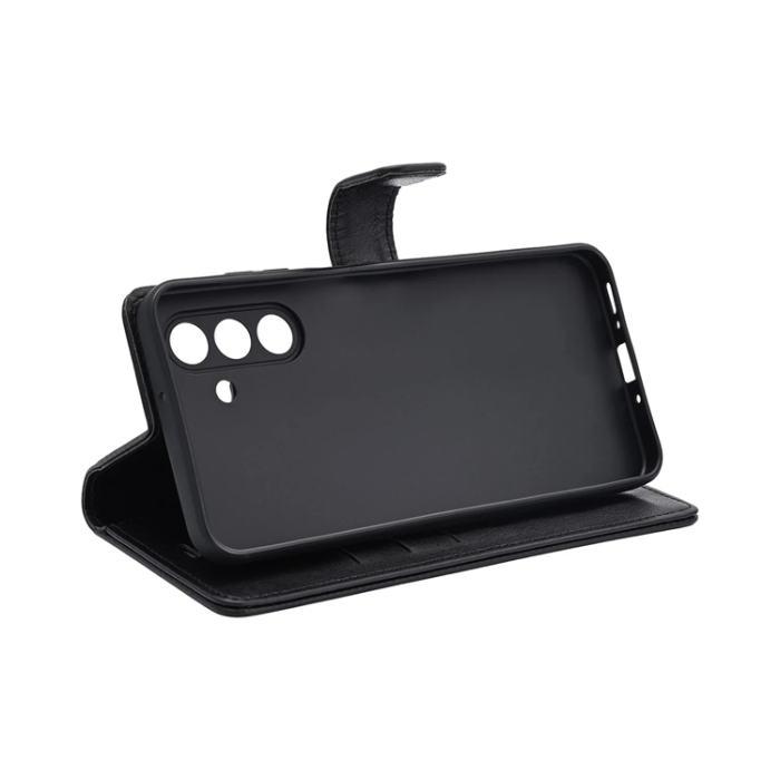 Radicover - Radicover Galaxy A36 5G Plånboksfodral RFID 3 Kort PU - Svart