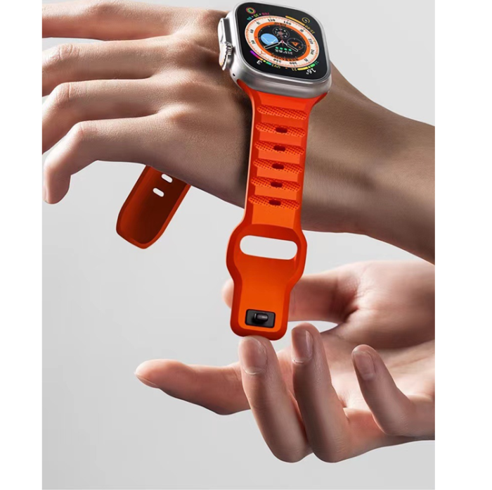 OEM - Apple Watch 4/5/6/7/8/SE (38/40/41mm) Rugged Band - Starlight