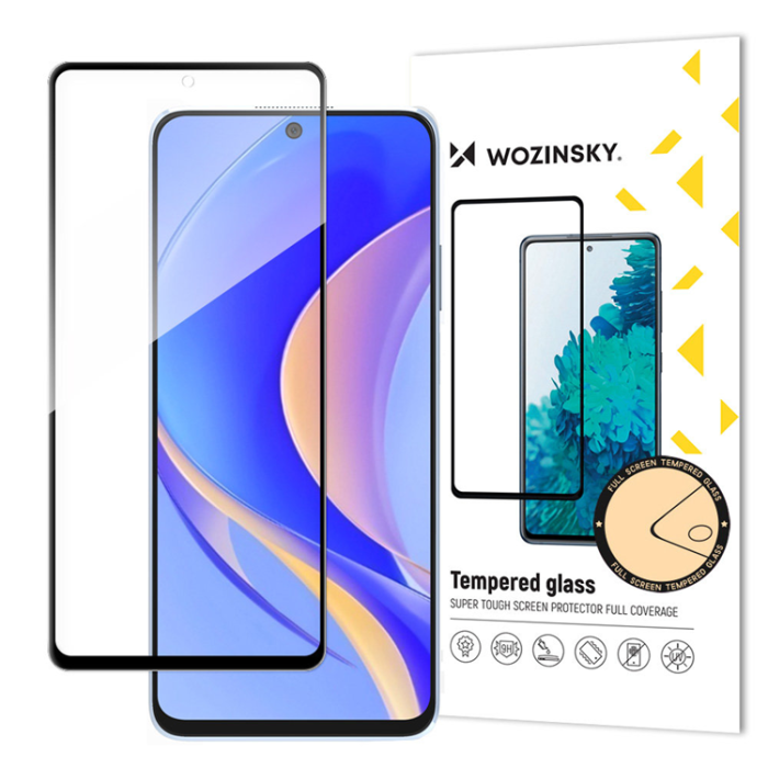 UTGATT1 - Wozinsky Huawei Nova Y90 Härdat Glas Full Glue - Svart