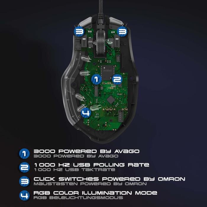 Urage - URAGE Mus Gaming Reaper Revolution