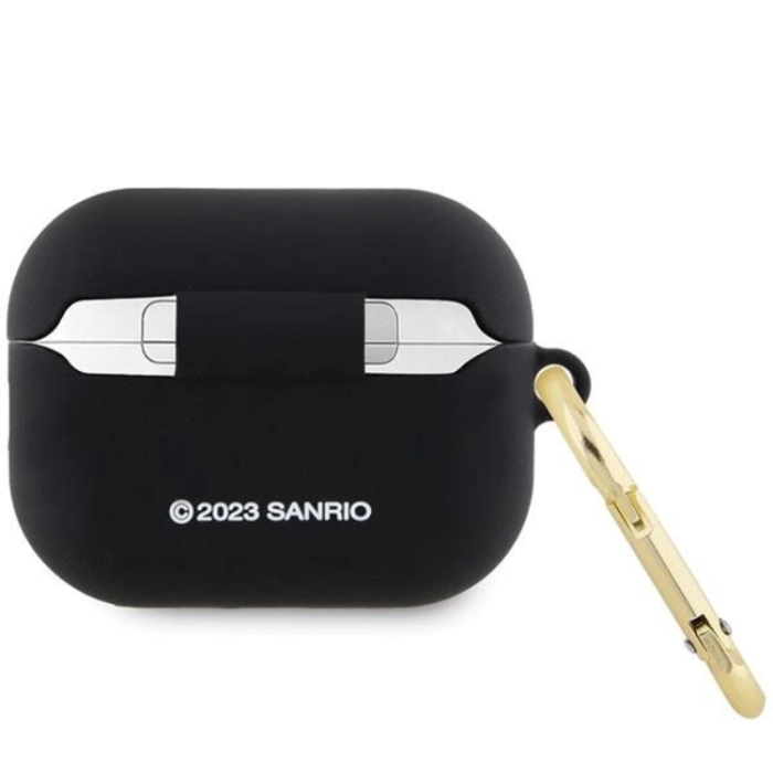 Hello Kitty - Hello Kitty AirPods Pro 2 (2022/2023) Skal Silikon 3D Kitty Head - Svart