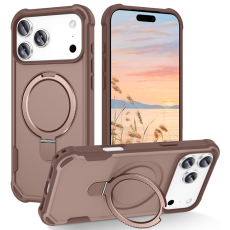 A-One Brand - iPhone 17 Pro Max Mobilskal MagSafe Kickstand Shockproof - Guld