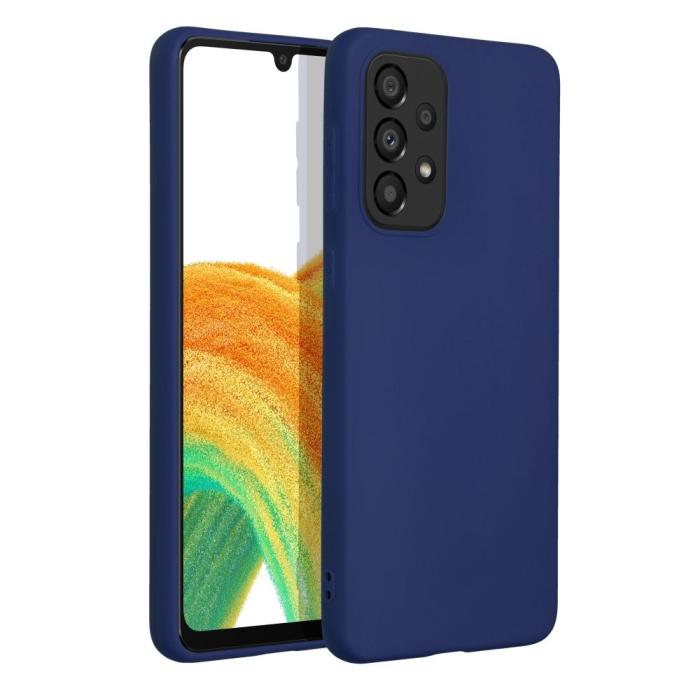 Forcell - Galaxy A33 5G Skal Forcell Soft Mjukplast Mörk- Blå