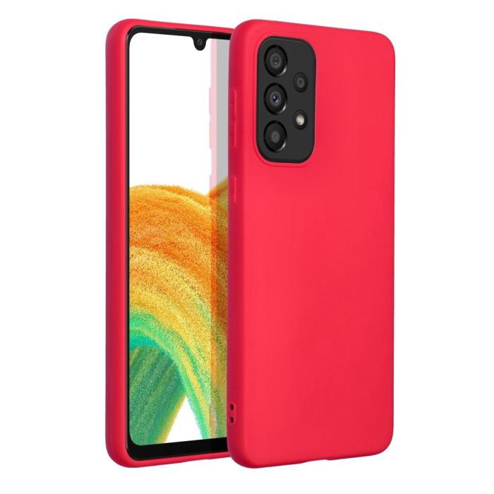 Forcell - Galaxy A33 5G Skal Forcell Soft Mjukplast - Röd
