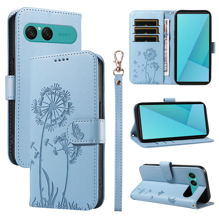 Sony Xperia 10 VII Plånboksfodral Strap Dandelion Konstläder | 2353 | AlltMobil