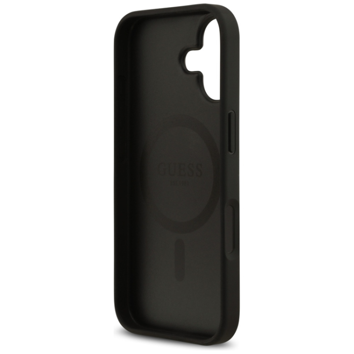 Guess - Guess iPhone 17 Mobilskal Magsafe Classic Logo - Svart