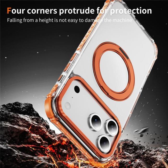 A-One Brand - iPhone 17 Pro Max Mobilskal MagSafe Anti Drop - Orange