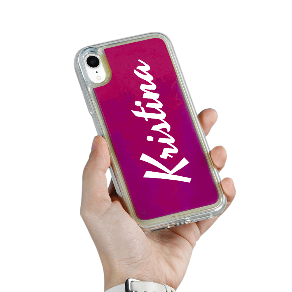 Neon Sand skal iPhone XR - Violet