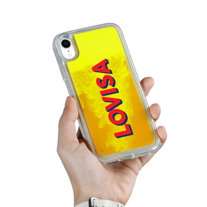 UTGATT5 - Designa Själv Neon Sand skal iPhone XR - Orange