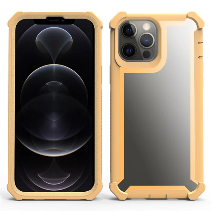 A-One Brand - iPhone 15 Pro Max Mobilskal TPU + PC Shockproof - Guld